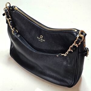 EUC Kate Spade ♠️ PINE STREET FINLEY Pebbled Leather Shoulder Bag Hobo Slouch